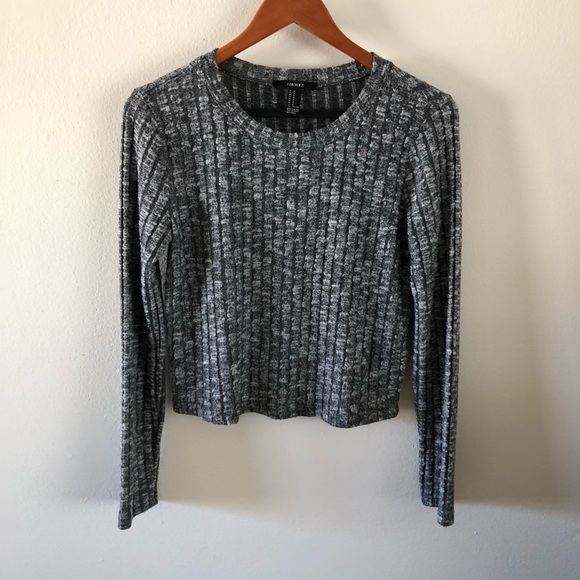 Forever 21 Sweaters - FOREVER 21 | Cropped Knit Sweater